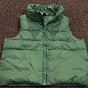 All in Motion Kids Forest Green Puffer Vest